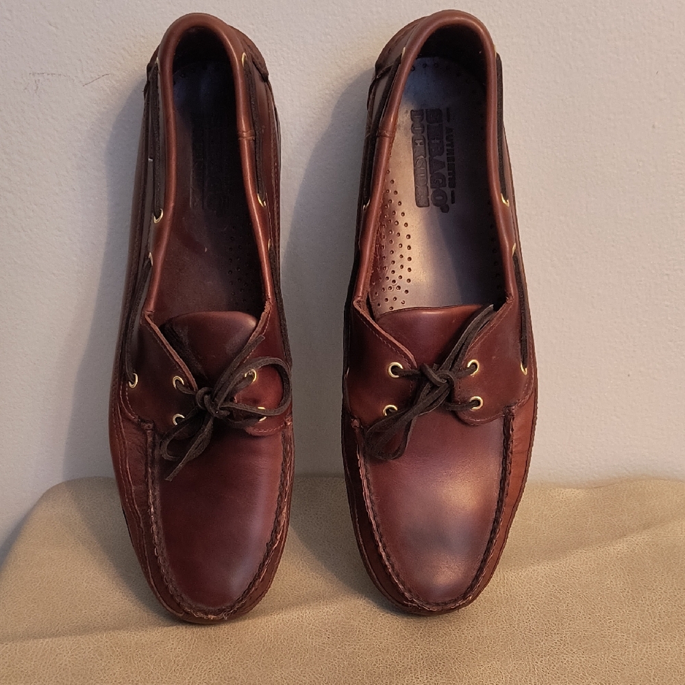 Sebago Men's Brown Leather Boat Shoes